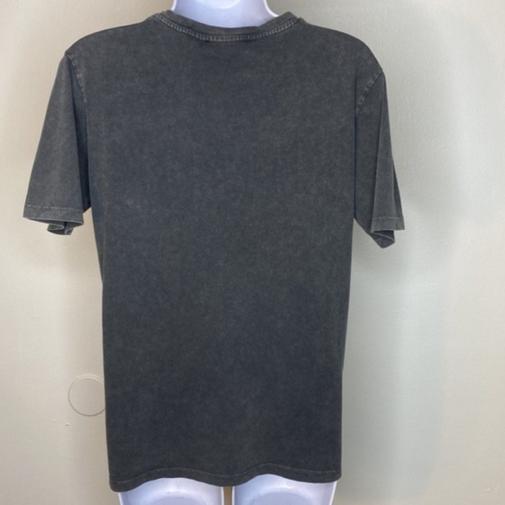 NEW…Charcoal/Pink ACDC t-shirt size XS (extra small) from STRADIVARIUS - Picture 2 of 5